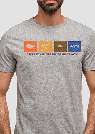 America Runs on Democracy T shirt