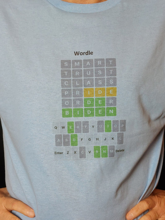 Biden wordle T-shirt