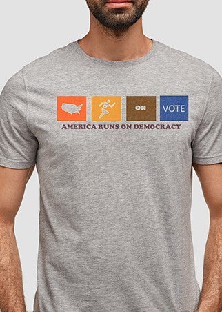 America Runs on Democracy T-shirt